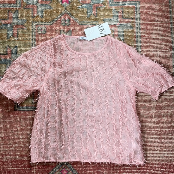 ZARA NWT blouse textured - Picture 2 of 9